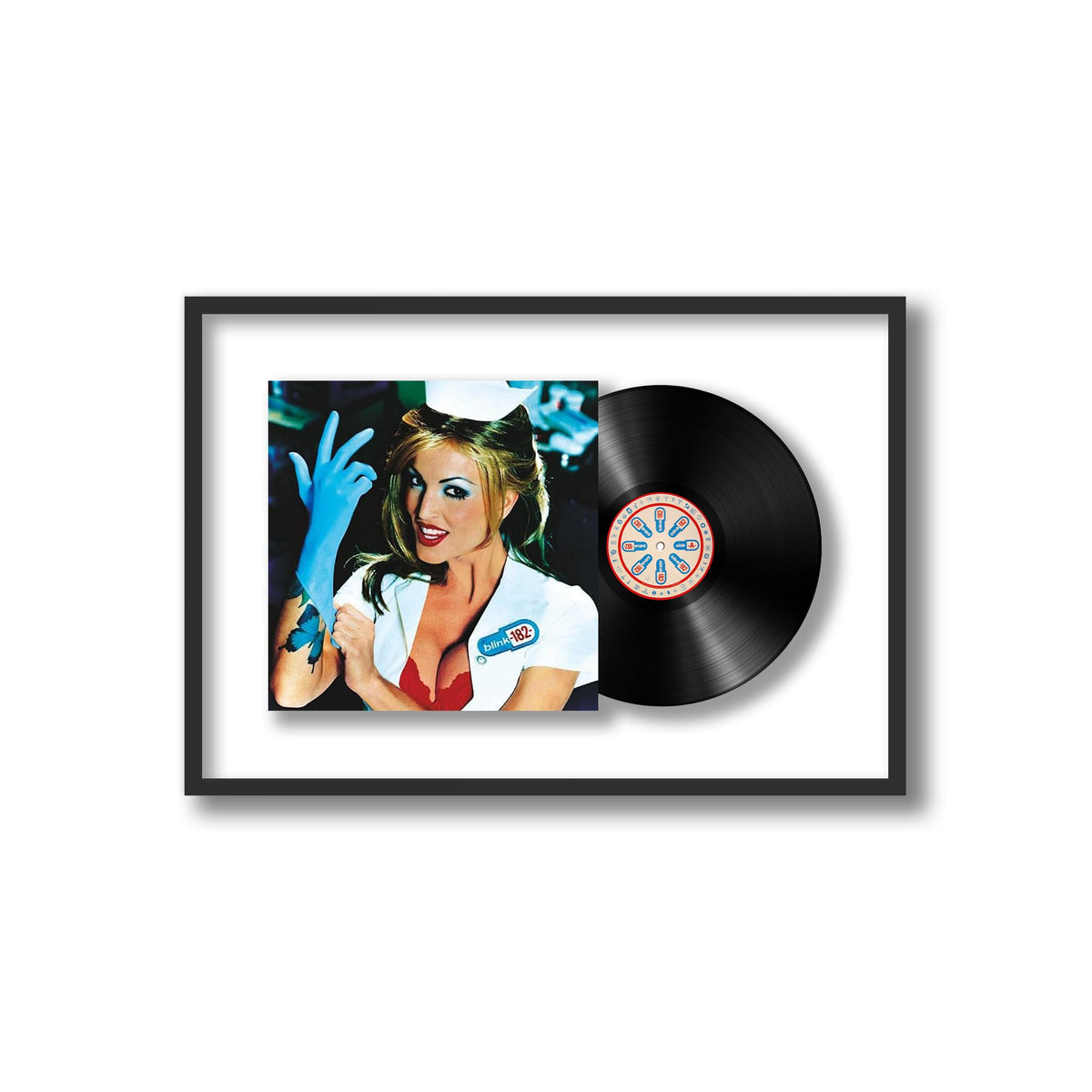 Blink-182 - Enema Of The State - Framed Vinyl Record