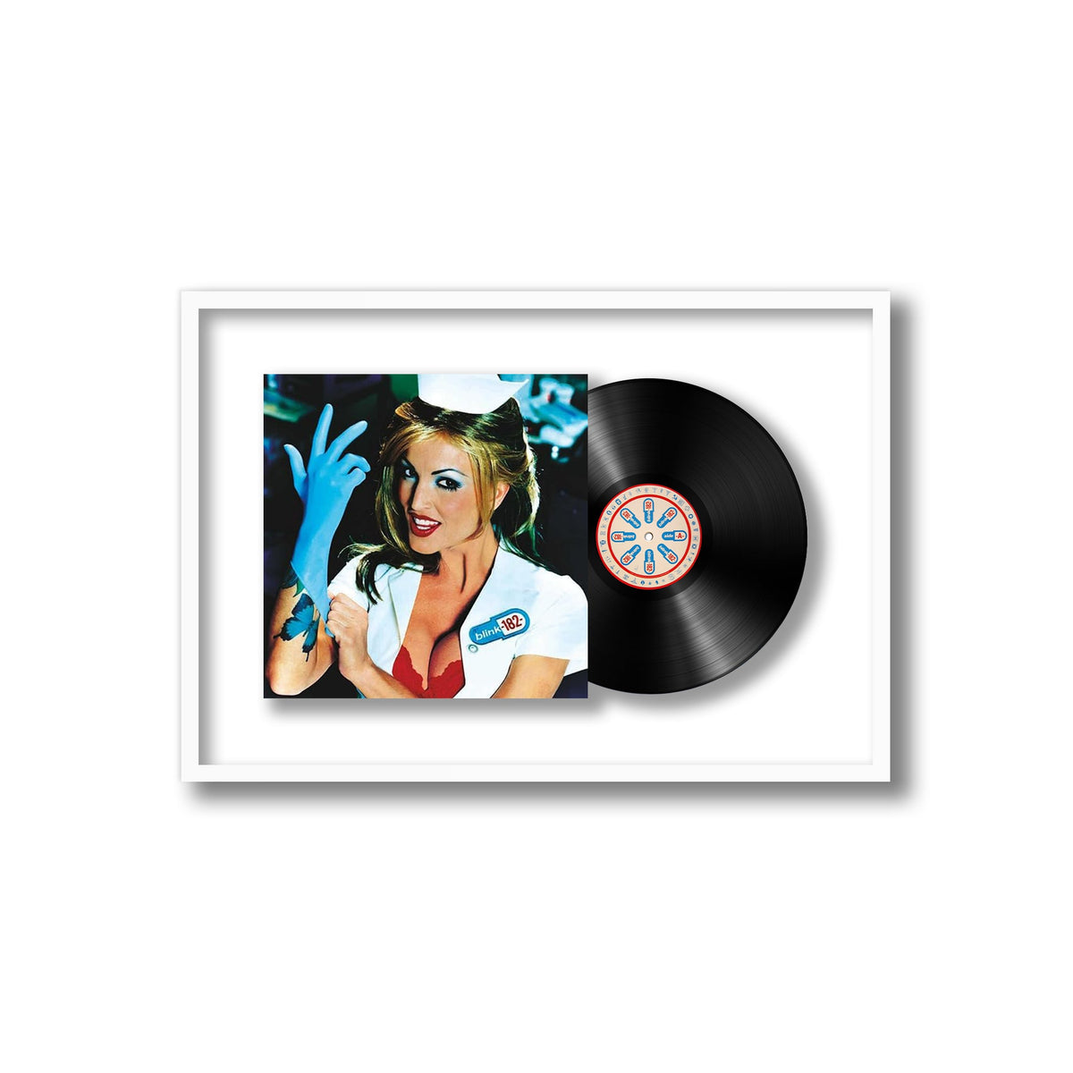 Blink-182 - Enema Of The State - Framed Vinyl Record