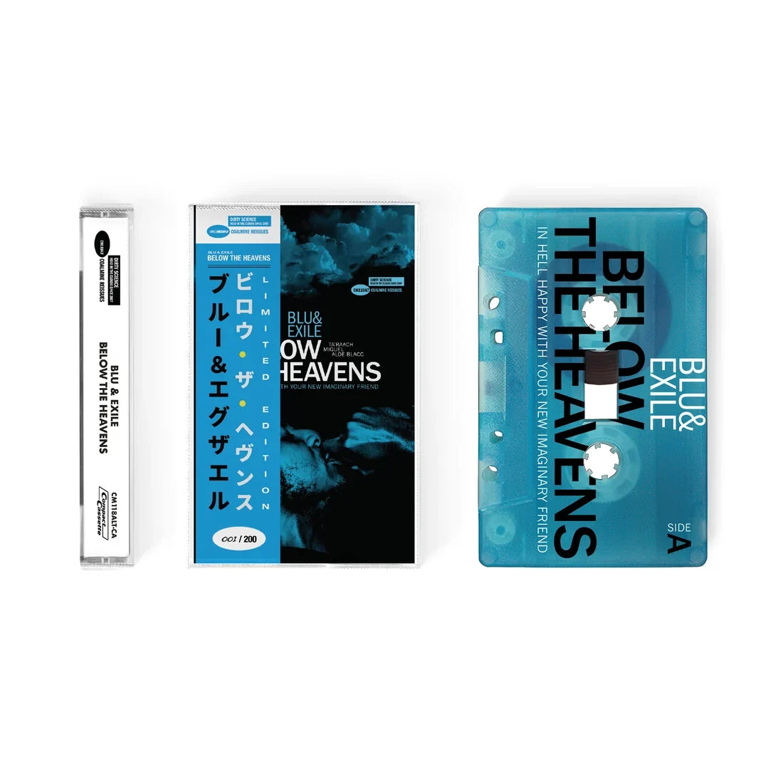 Blu & Exile – Below The Heavens (Blue Cassette) Cassette Tape