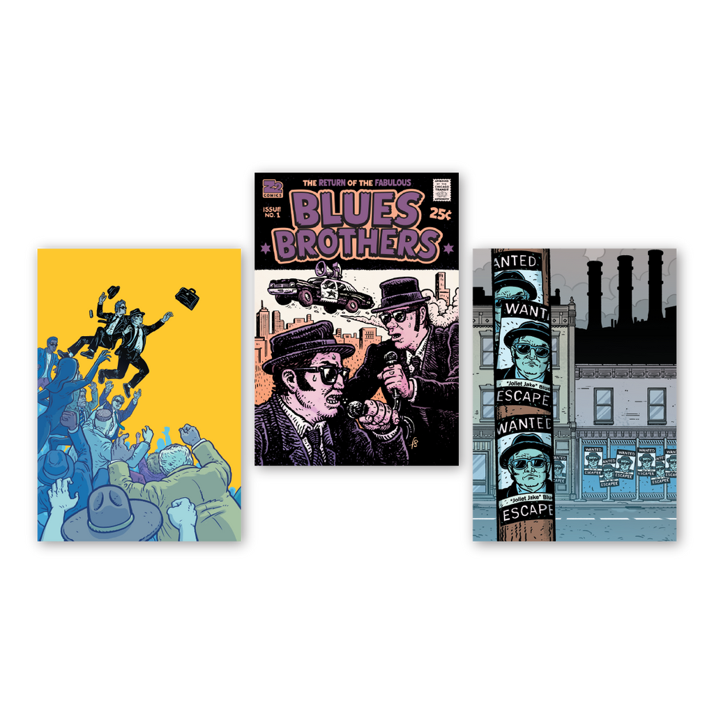 The Blues Brothers - The Escape of Joliet Jake - Signed by Dan Aykroyd (Platinum Edition) Graphic Novel & Vinyl Record