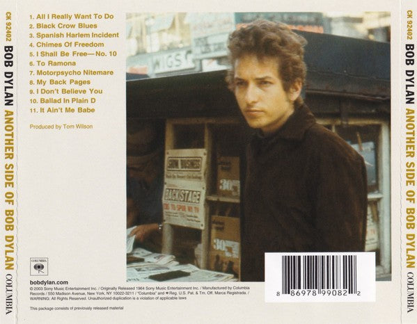 Bob Dylan – Another Side of Bob Dylan Music CD