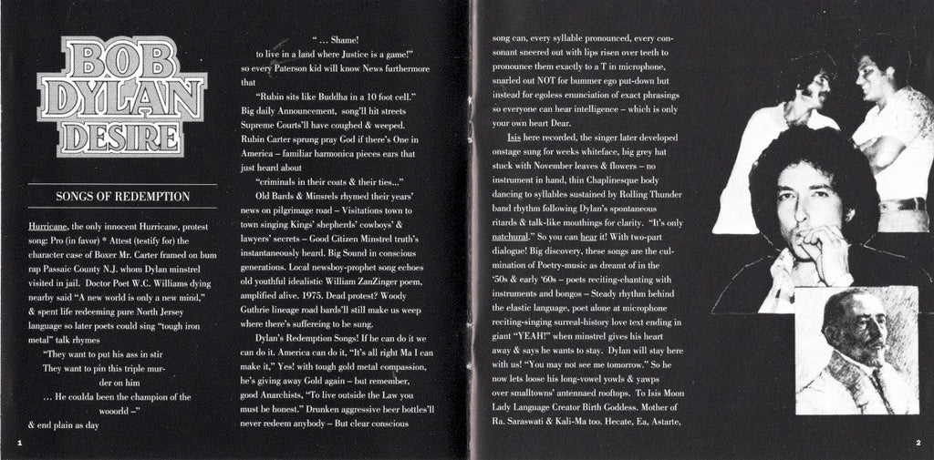 Bob Dylan – Desire Music CD