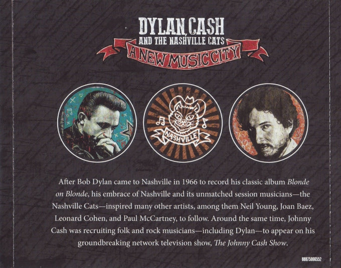 Bob Dylan – Dylan, Cash & the Nashville Cats: A New Music City (2-CD) Music CD