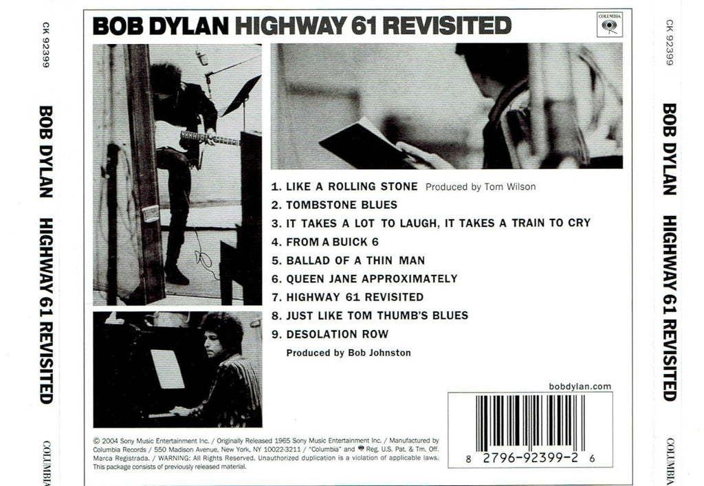 Bob Dylan – Highway 61 Revisited Music CD