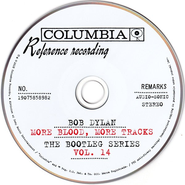 Bob Dylan – More Blood More Tracks: The Bootleg Series, Vol. 14 Music CD