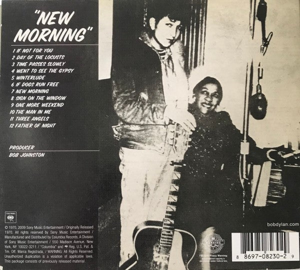 Bob Dylan – New Morning Music CD