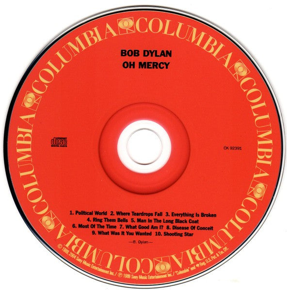 Bob Dylan – Oh Mercy Music CD
