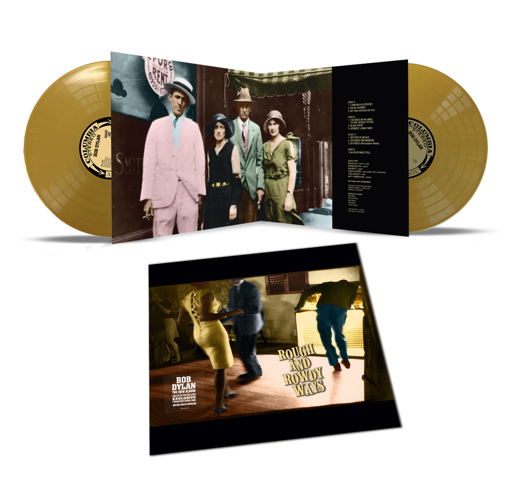 Rough and Rowdy Ways (INDIE EXCLUSIVE: 2 GOLD Discs, 180G, printed inner sleeves, gatefold, with D/L Card) Vinyl Record