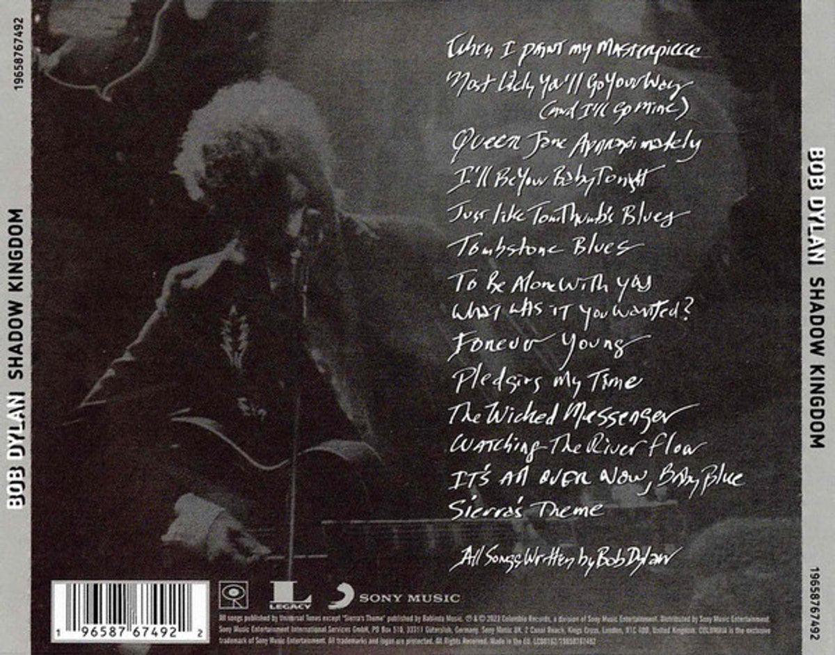 Bob Dylan – Shadow Kingdom Music CD