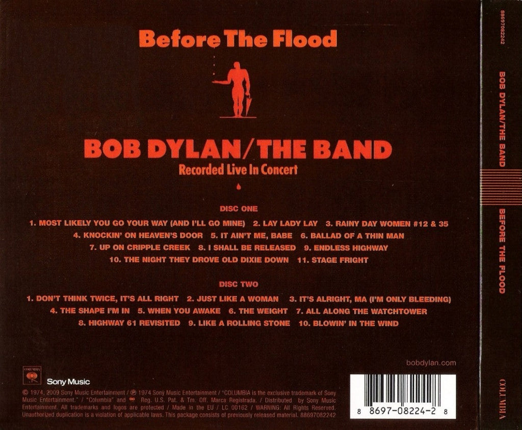 Bob Dylan / The Band – Before The Flood (2-CD) Music CD