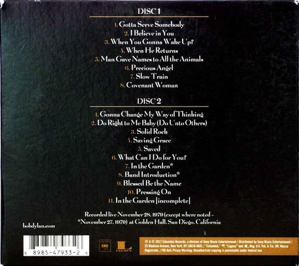 Bob Dylan – Trouble No More: The Bootleg Series Vol. 13 / 1979-1981 (8-CD & DVD) Music CD