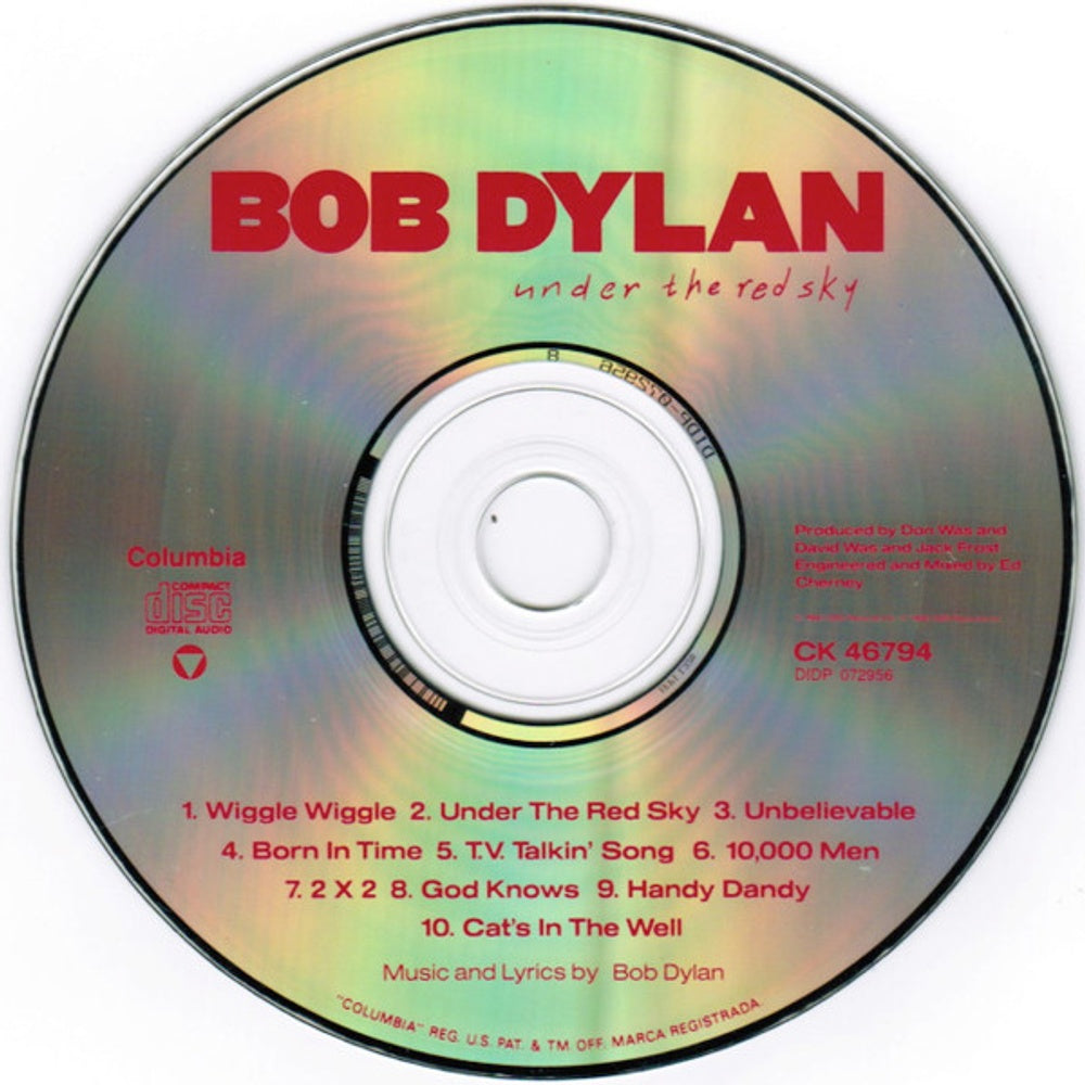 Bob Dylan – Under the Red Sky Music CD