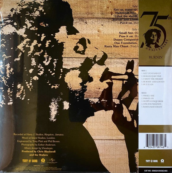Bob Marley – Burnin (LP Vinyl) Vinyl Record
