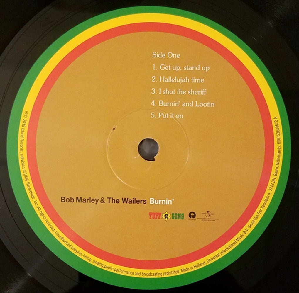 Bob Marley – Burnin (LP Vinyl) Vinyl Record