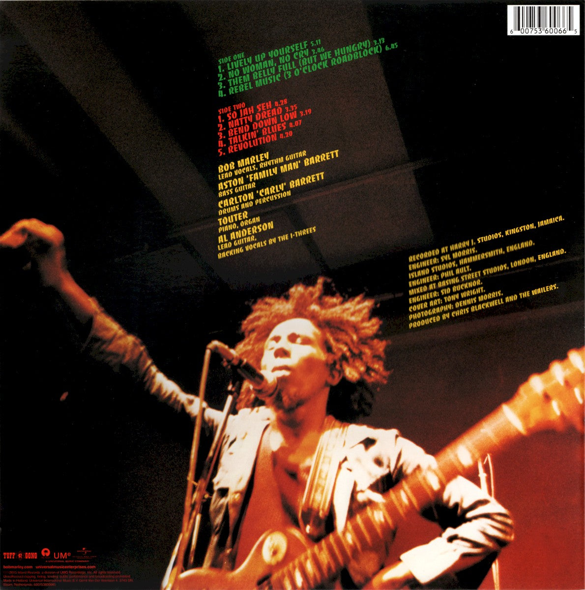Bob Marley – Natty Dread (LP Vinyl) Vinyl Record
