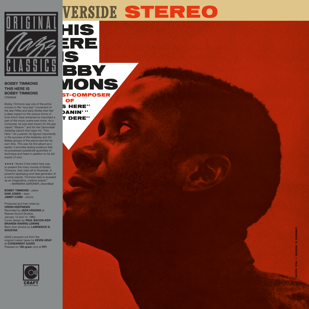 Bobby Timmons – This Here Is Bobby Timmons (LP Vinyl) Vinyl Record