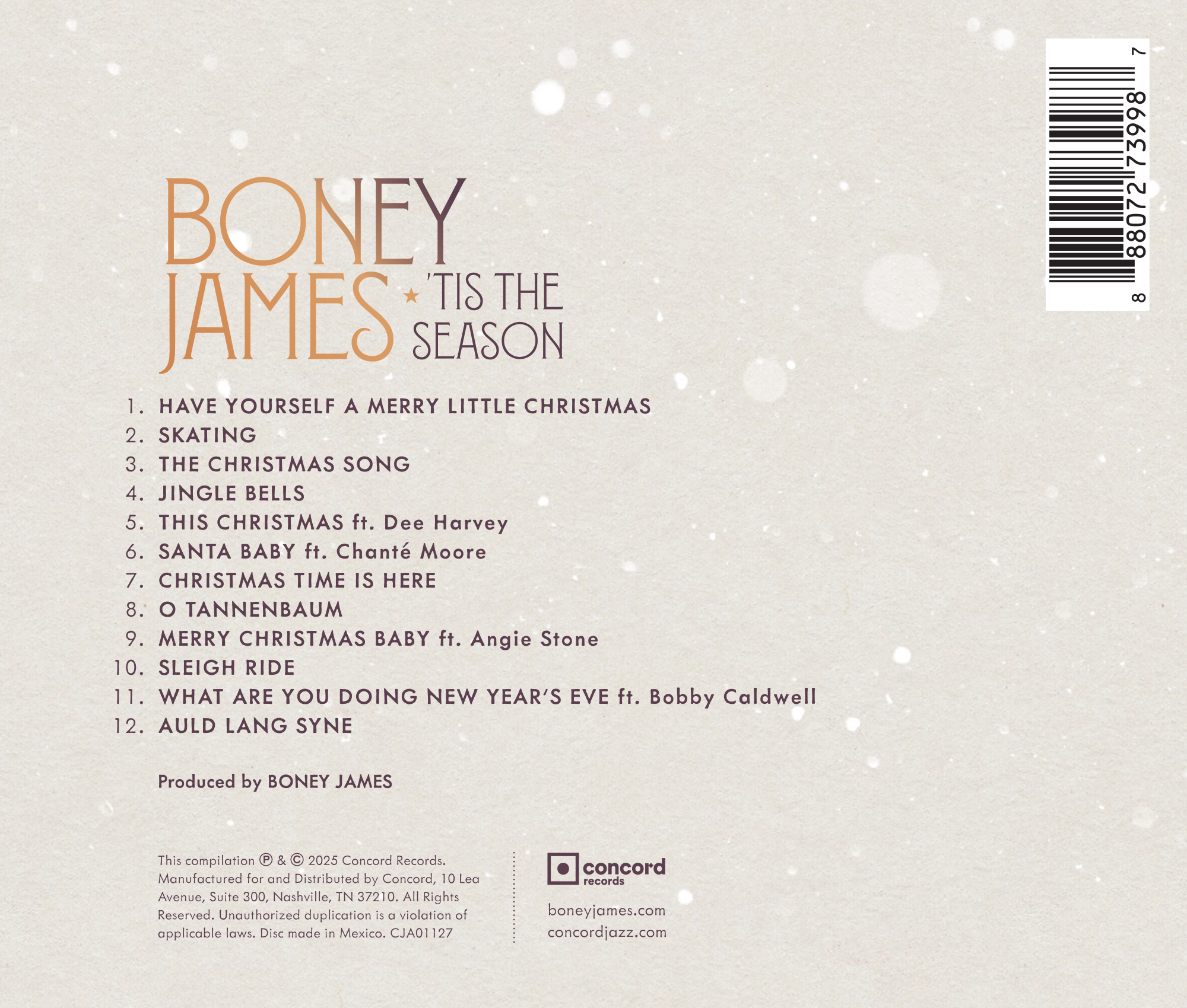 Tis The Season - Music CD