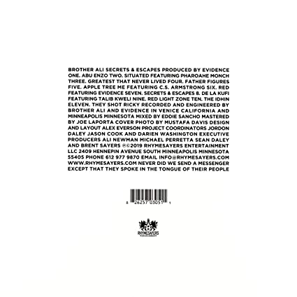 Secrets & Escapes [Explicit Content] (Picture Disc Vinyl) Vinyl Record