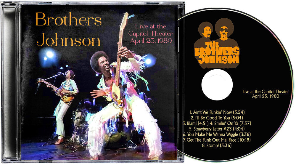 Brothers Johnson – Live At The Capitol Theater - April 25 1980 (Limited Edition CD) Music CD