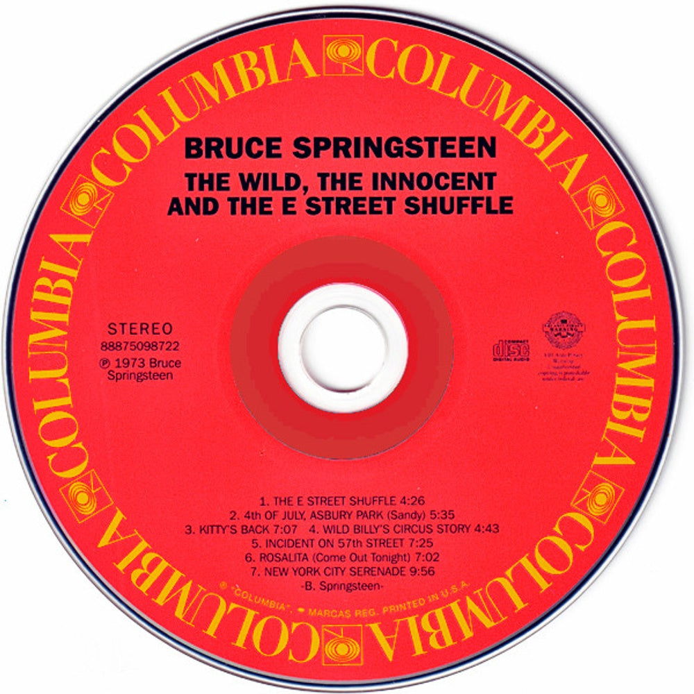 Bruce Springsteen – Wild The Innocent & The E-Street Shuffle Music CD