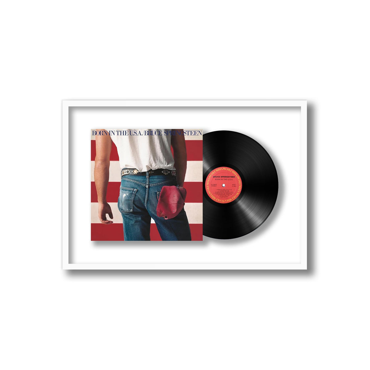 Bruce Springsteen - Born in the U.S.A. - Framed Vinyl Record