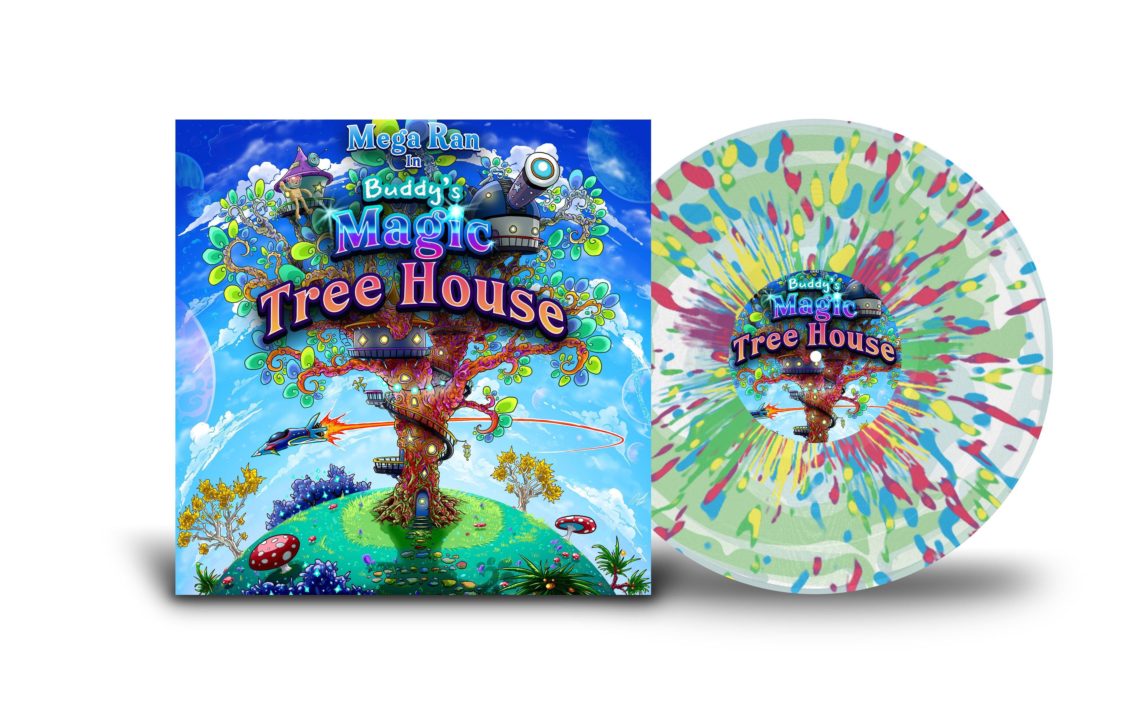 Buddy's Magic Tree House - Sky Swirl LP Vinyl Record