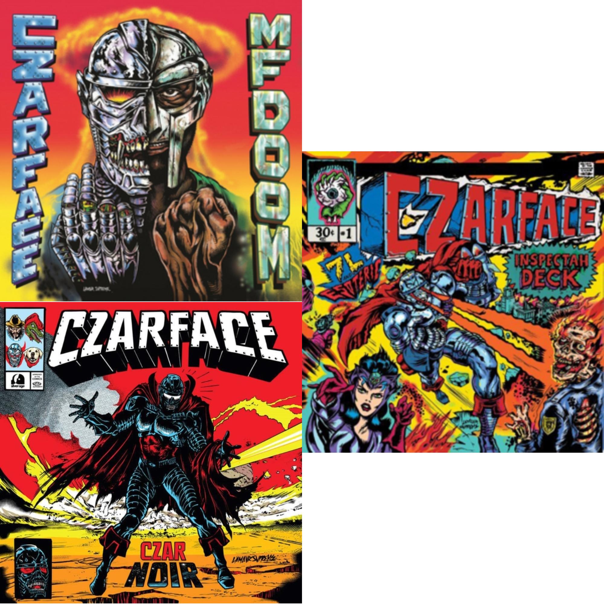 Czar Noir (Red/White LP Vinyl) & Czarface Meets Metal Face & Czarface