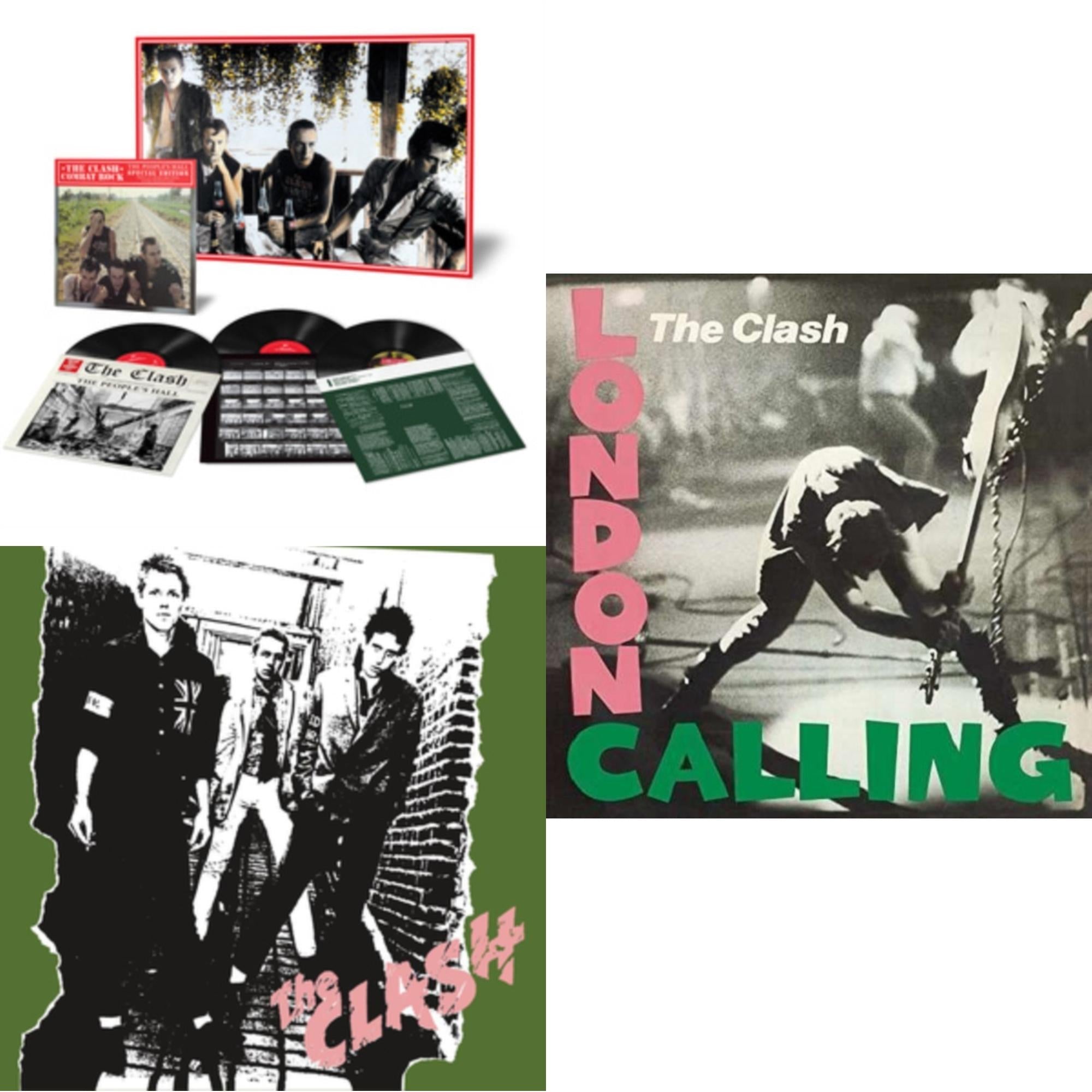 Combat Rock + The People's Hall (Special Edition/3LP/180G) & Clash (180G/Remastered) & London Calling