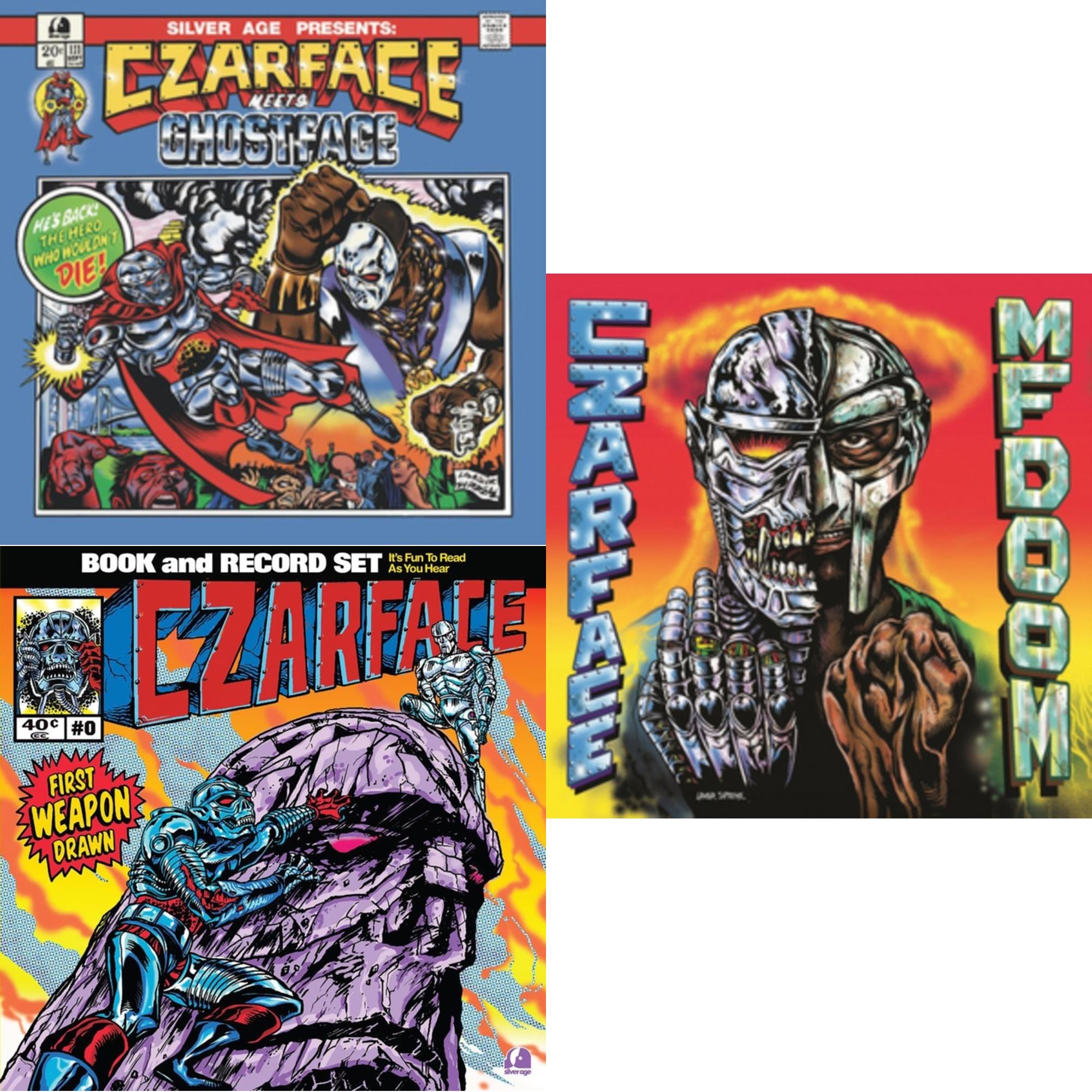 First Weapon Drawn (Sky Blue LP Vinyl) & Czarface Meets Metal Face & Czarface Meets Ghostface