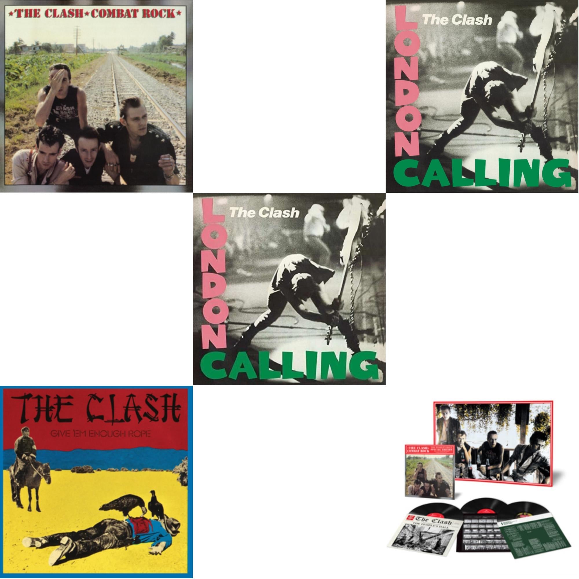 Combat Rock + The People's Hall (Special Edition/3LP/180G) & Combat Rock (180G/Remastered) & Give 'Em Enough Rope (180G/Remastered) & London Calling (2LP/180G/Remastered) & London Calling