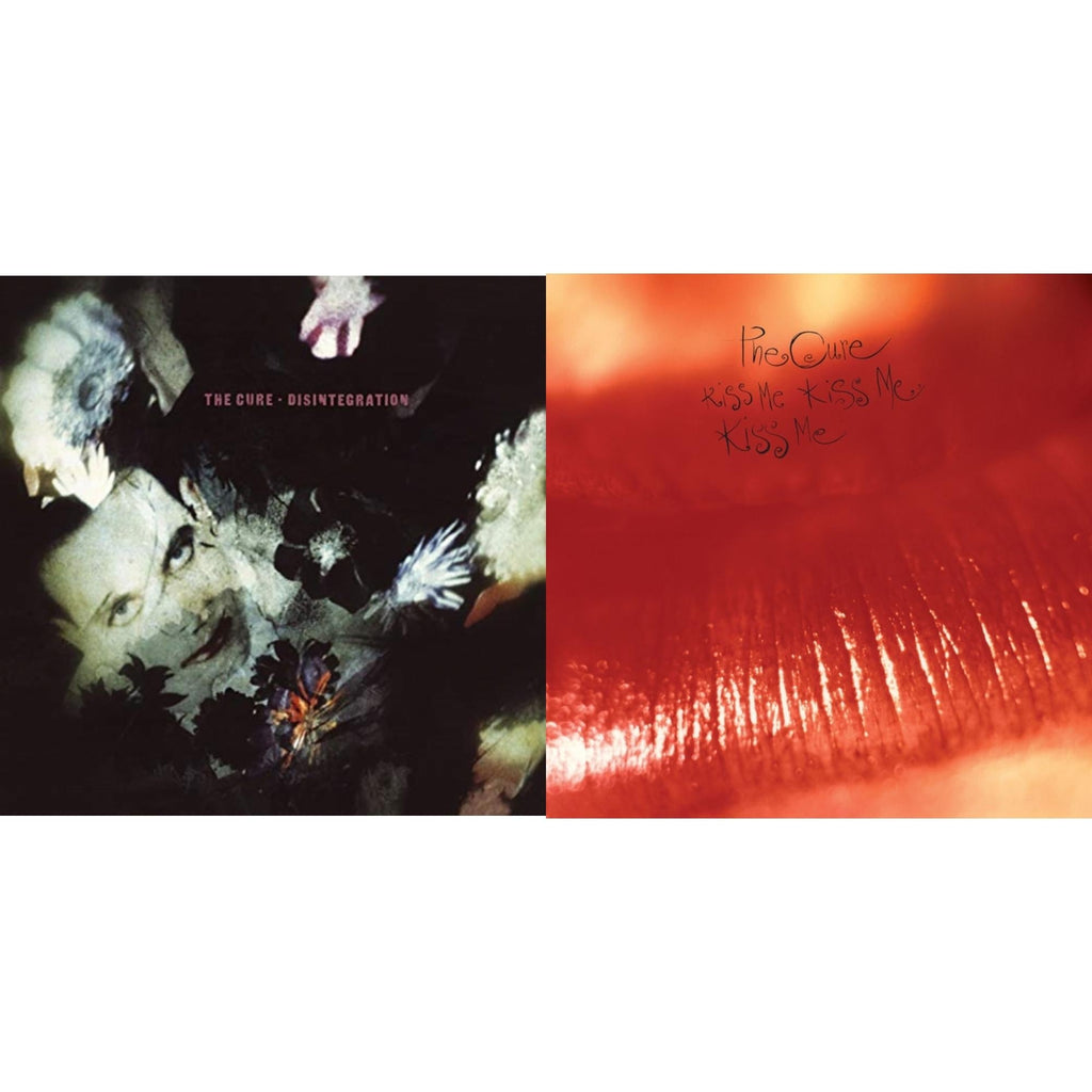 Cure - Kiss Me, Kiss Me, Kiss Me (180G) & Disintegration - LP Vinyl Bundle