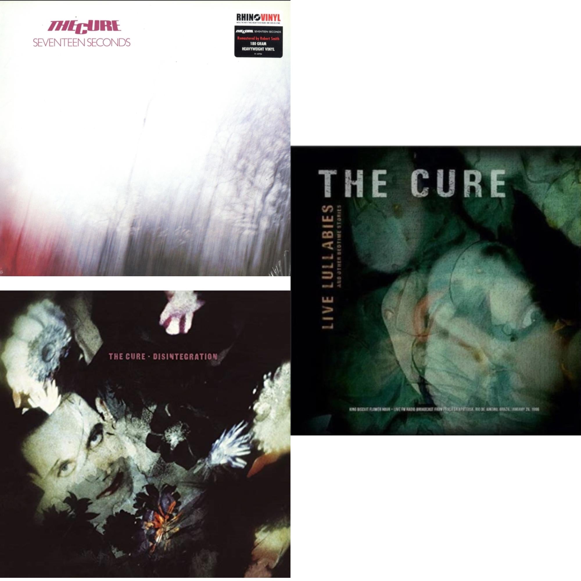 Seventeen Seconds (180G) & Disintegration & Live Lullabies & Other Bedtime Stories (Yellow LP Vinyl)