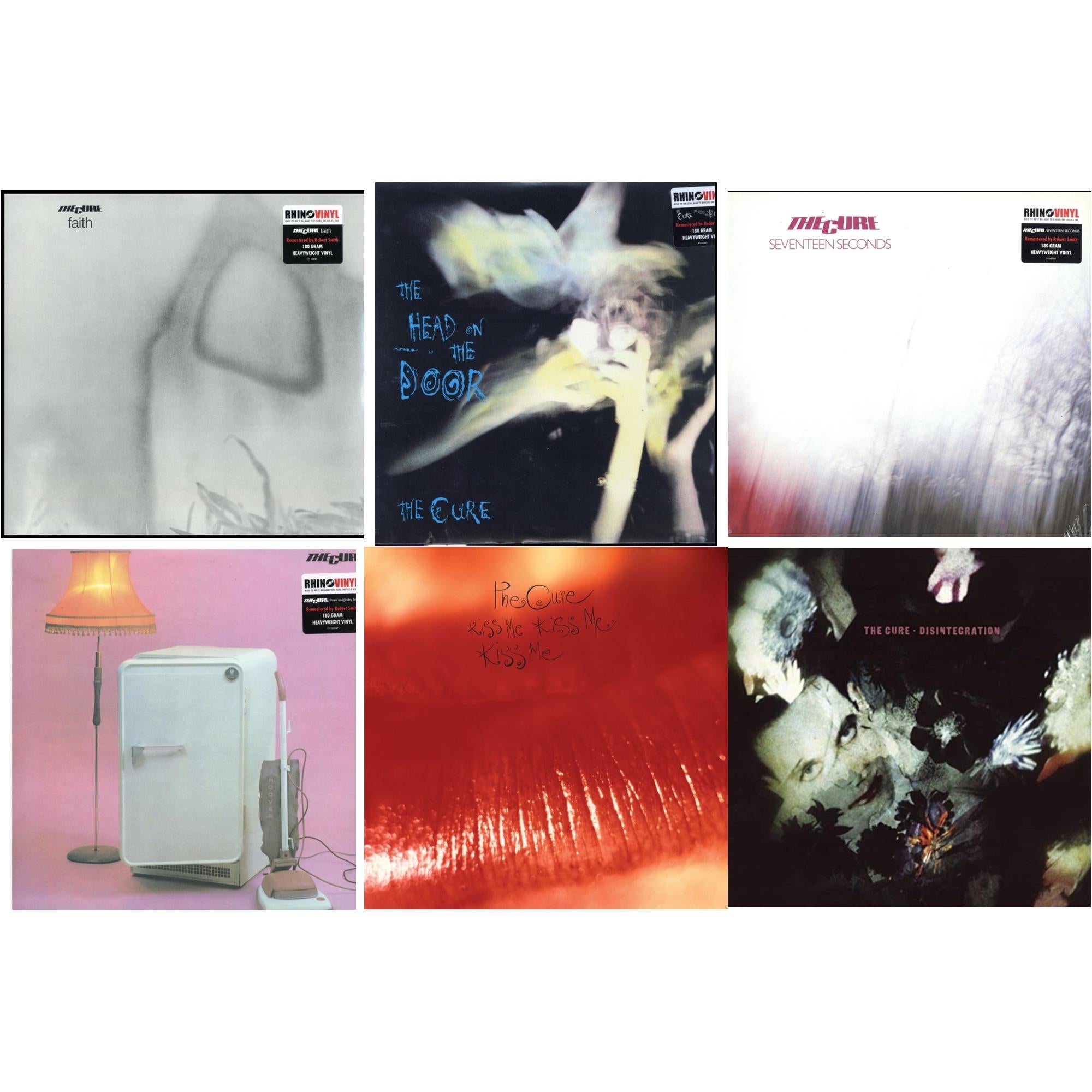 Head On The Door (180G) & Kiss Me, Kiss Me, Kiss Me (180G) & Three Imaginary Boys (180G) & Seventeen Seconds (180G) & Faith (180G) & Disintegration