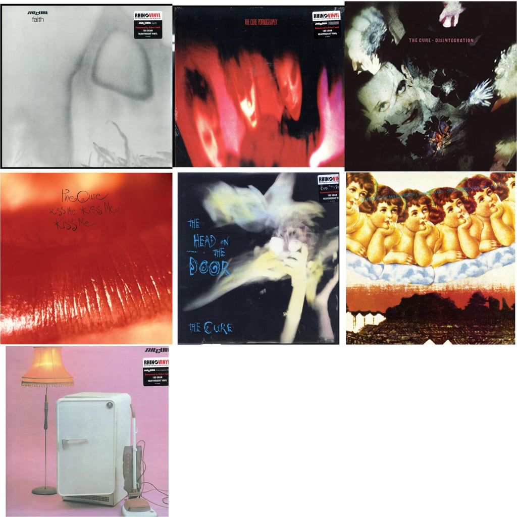 Head On The Door (180G) & Kiss Me, Kiss Me, Kiss Me (180G) & Three Imaginary Boys (180G) & Pornography (180G) & Faith (180G) & Disintegration & Japanese Whispers: The Cure Singles Nov 82:Nov 83 (Clear LP Vinyl/Transclear Sleeve W/ Inner Bag)
