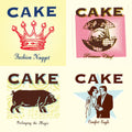 Cake - Fashion Nugget (X) (180G) & Prolonging The Magic (180G) & Comfort Eagle (180G) & Pressure Chief - LP Vinyl Bundle