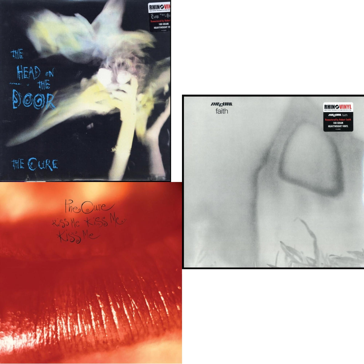 Head On The Door (180G) & Kiss Me, Kiss Me, Kiss Me (180G) & Faith (180G)