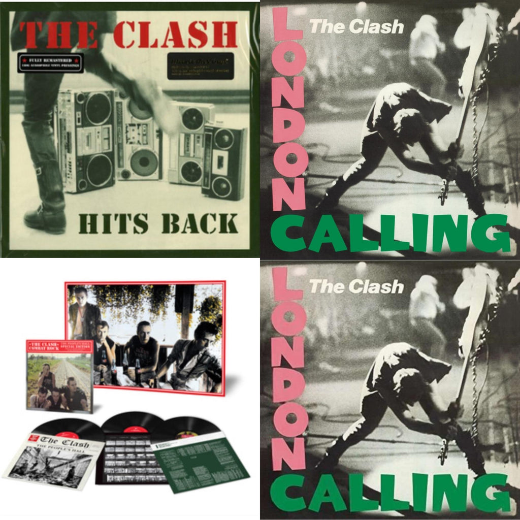 Clash - Hits Back (180G) & London Calling (2LP/180G/Remastered) & Combat Rock + The People's Hall (Special Edition/3LP/180G) & London Calling
