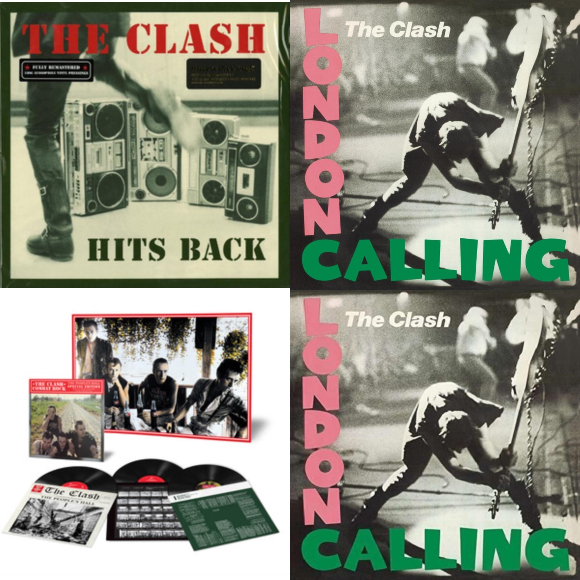 Clash - Hits Back (180G) & London Calling (2LP/180G/Remastered) & Combat Rock + The People's Hall (Special Edition/3LP/180G) & London Calling