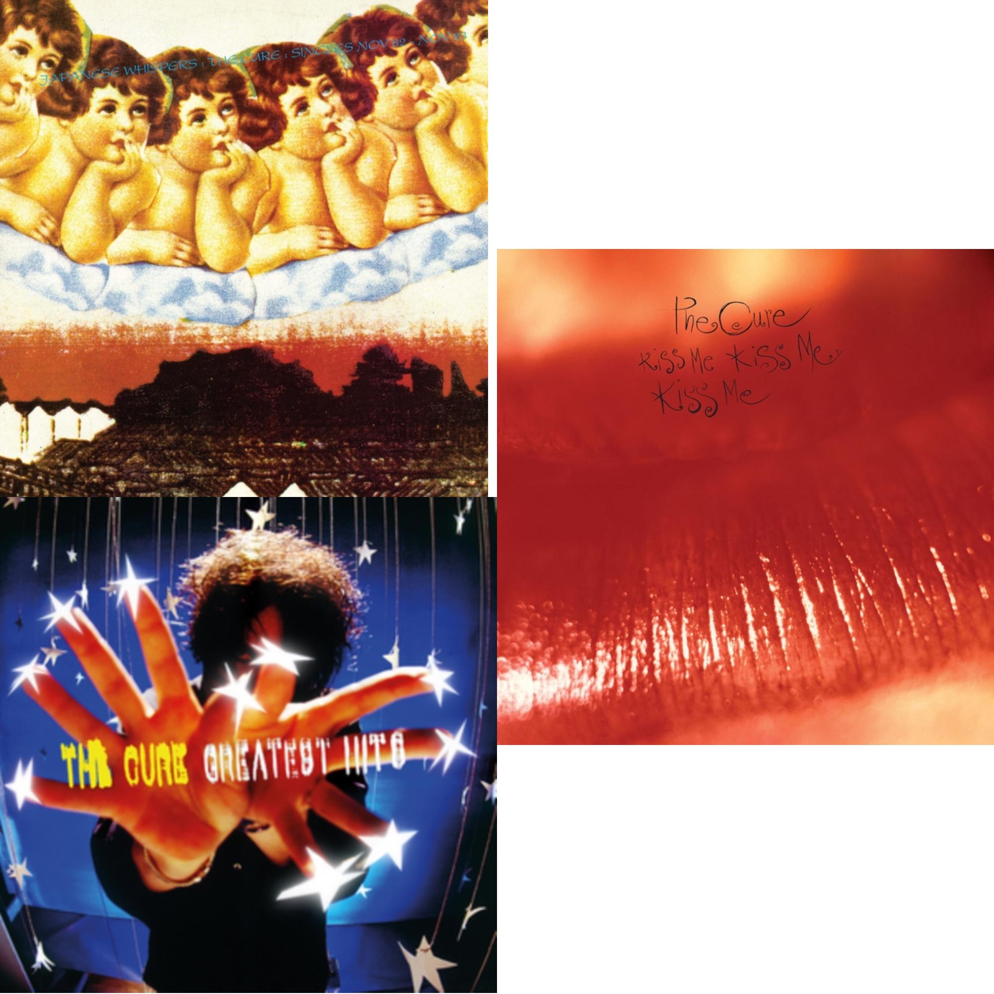 Kiss Me, Kiss Me, Kiss Me (180G) & Greatest Hits & Japanese Whispers: The Cure Singles Nov 82:Nov 83 (Clear LP Vinyl/Transclear Sleeve W/ Inner Bag)