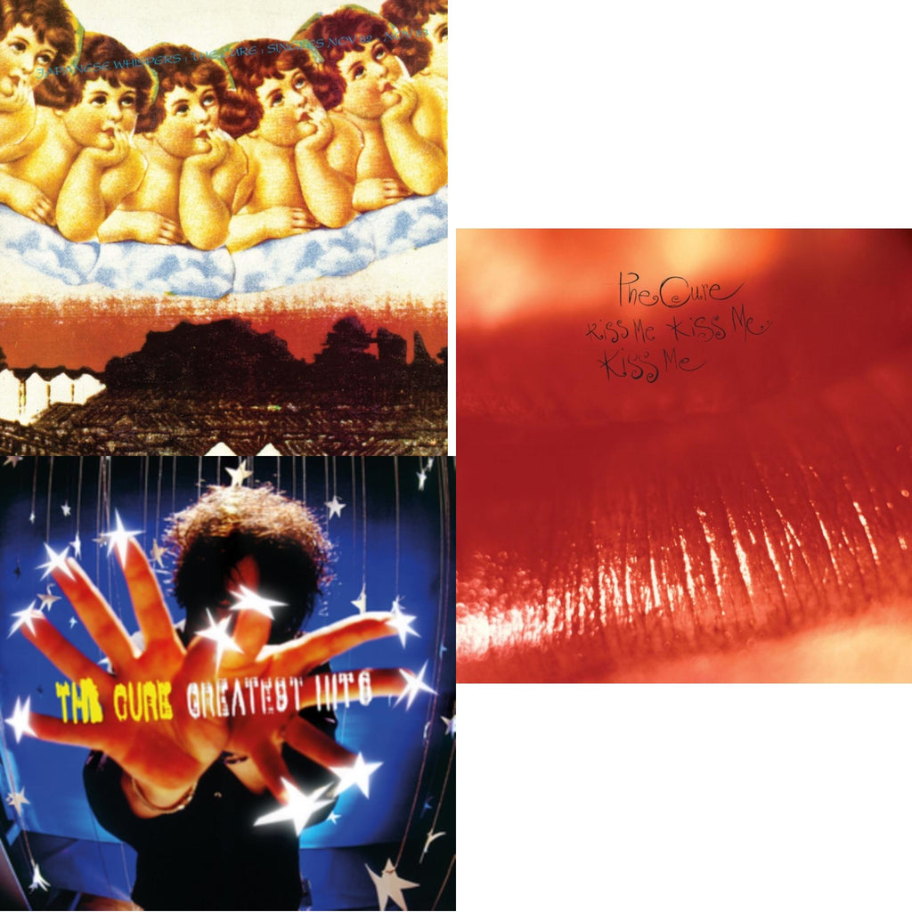 Kiss Me, Kiss Me, Kiss Me (180G) & Greatest Hits & Japanese Whispers: The Cure Singles Nov 82:Nov 83 (Clear LP Vinyl/Transclear Sleeve W/ Inner Bag)