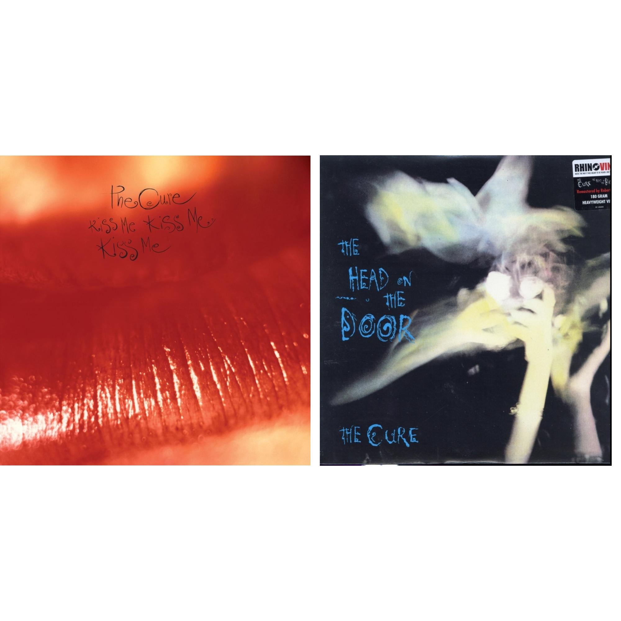 Cure - Head On The Door (180G) & Kiss Me, Kiss Me, Kiss Me (180G) - LP Vinyl Bundle