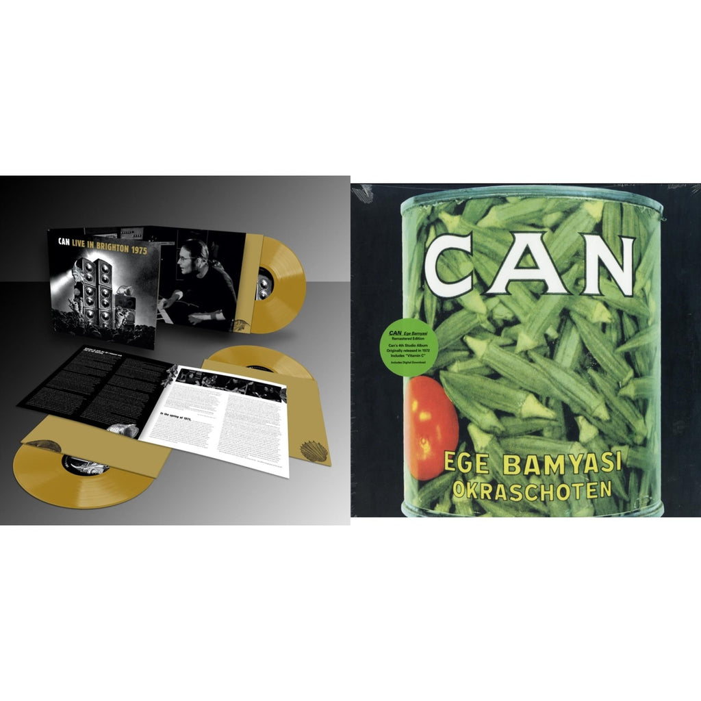 Can - Live In Brighton 1975 (Limited Edition/Inca Gold Vinyl/3LP) & Ege Bamyasi