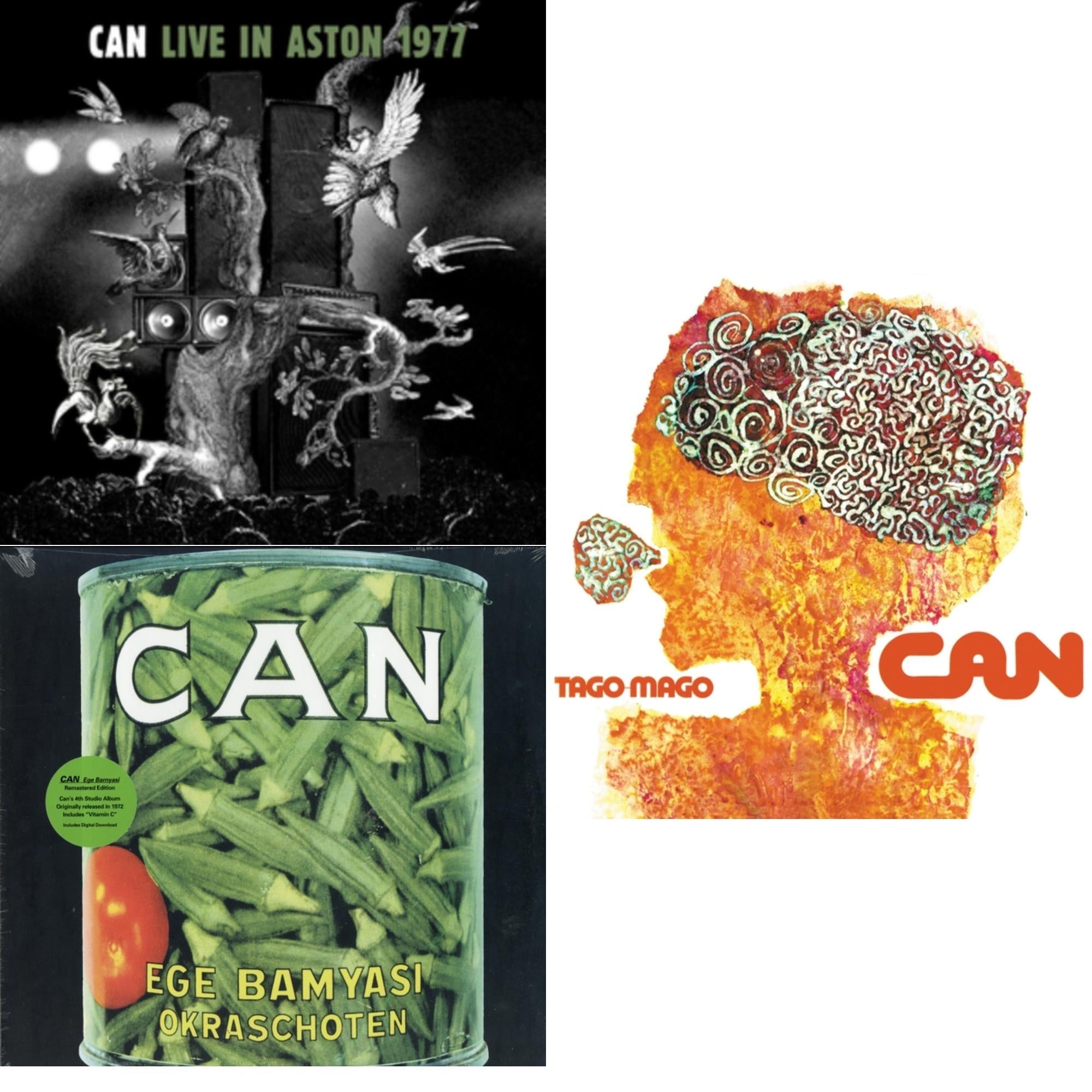 Can - Live In Aston 1977 & Ege Bamyasi & Tago Mago (Limited Edition Orange LP Vinyl)