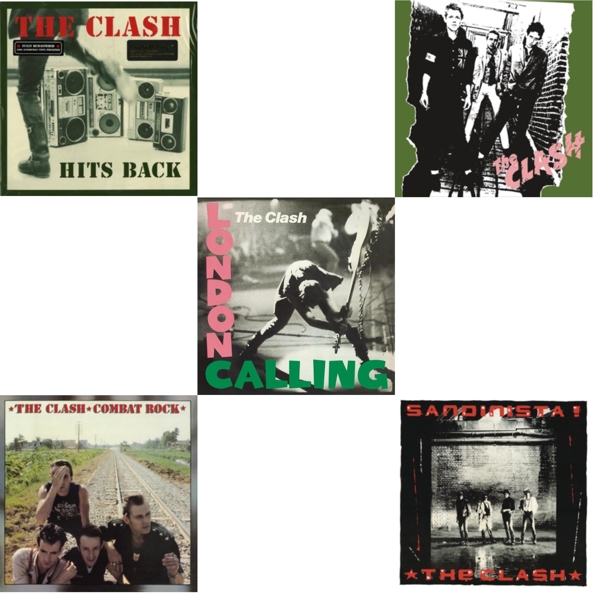 Hits Back (180G) & Combat Rock (180G/Remastered) & London Calling (2LP/180G/Remastered) & Clash (180G/Remastered) & Sandinista (3LP/180G/Remastered)