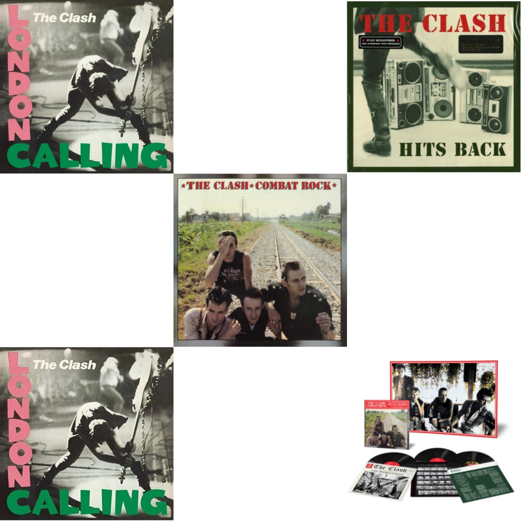 Clash - London Calling (2LP/180G/Remastered) & London Calling & Combat Rock (180G/Remastered) & Hits Back (180G) & Combat Rock + The People's Hall (Special Edition/3LP/180G)