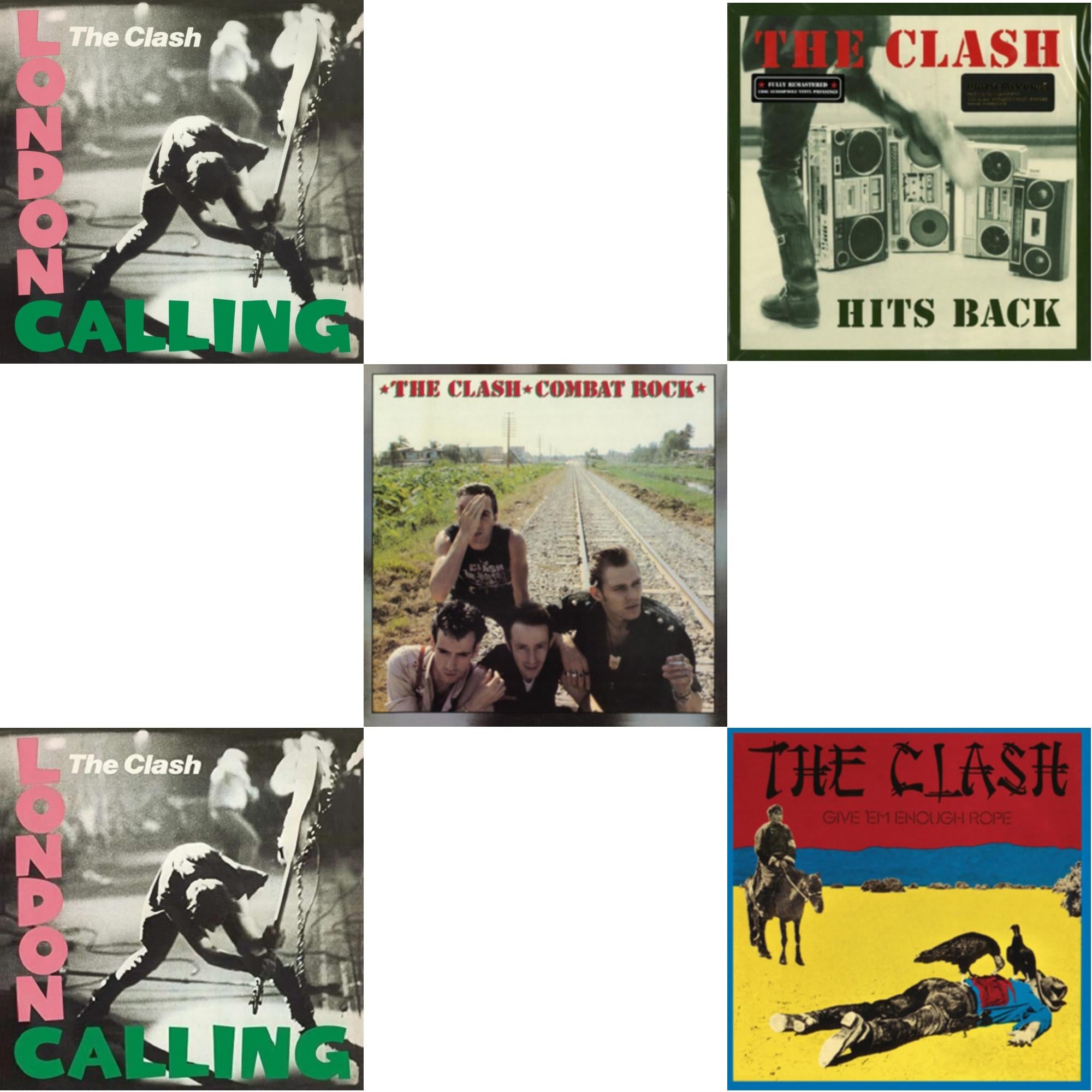 Hits Back (180G) & Combat Rock (180G/Remastered) & Give 'Em Enough Rope (180G/Remastered) & London Calling (2LP/180G/Remastered) & London Calling