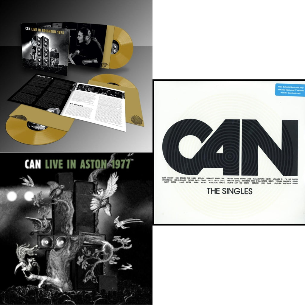Live In Brighton 1975 (Limited Edition/Inca Gold Vinyl/3LP) & Live In Aston 1977 & Singles