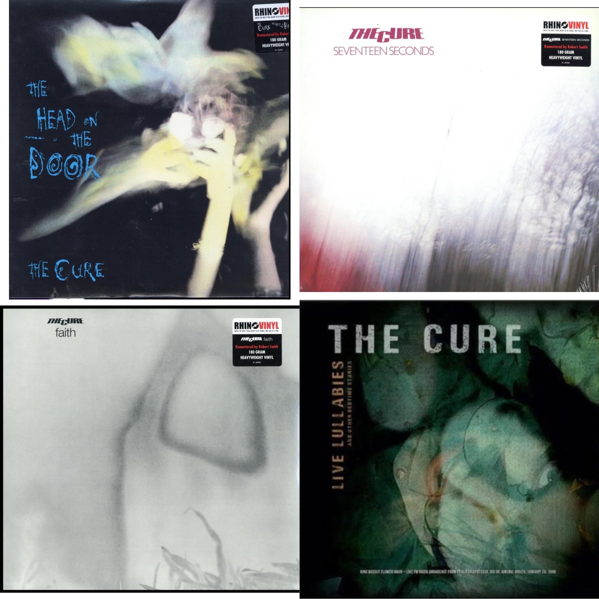 Head On The Door (180G) & Seventeen Seconds (180G) & Faith (180G) & Live Lullabies & Other Bedtime Stories (Yellow LP Vinyl)