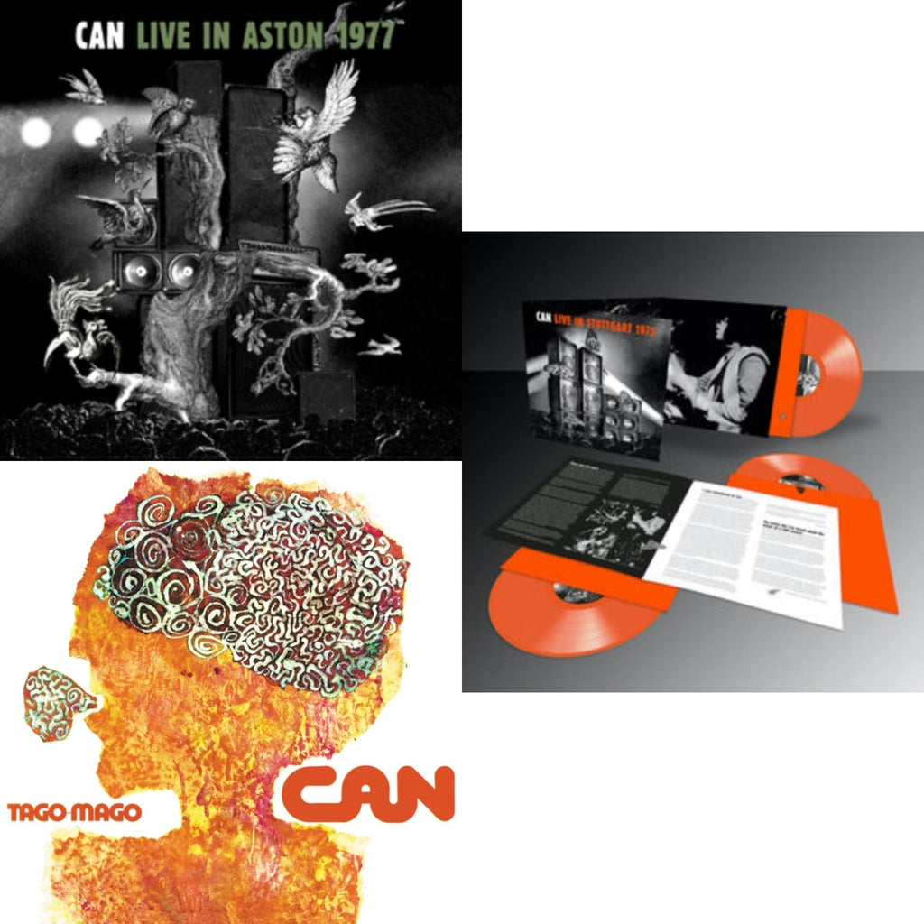 Live Stuttgart 1975 (Orange Vinyl/3LP) & Live In Aston 1977 & Tago Mago (Limited Edition Orange LP Vinyl)