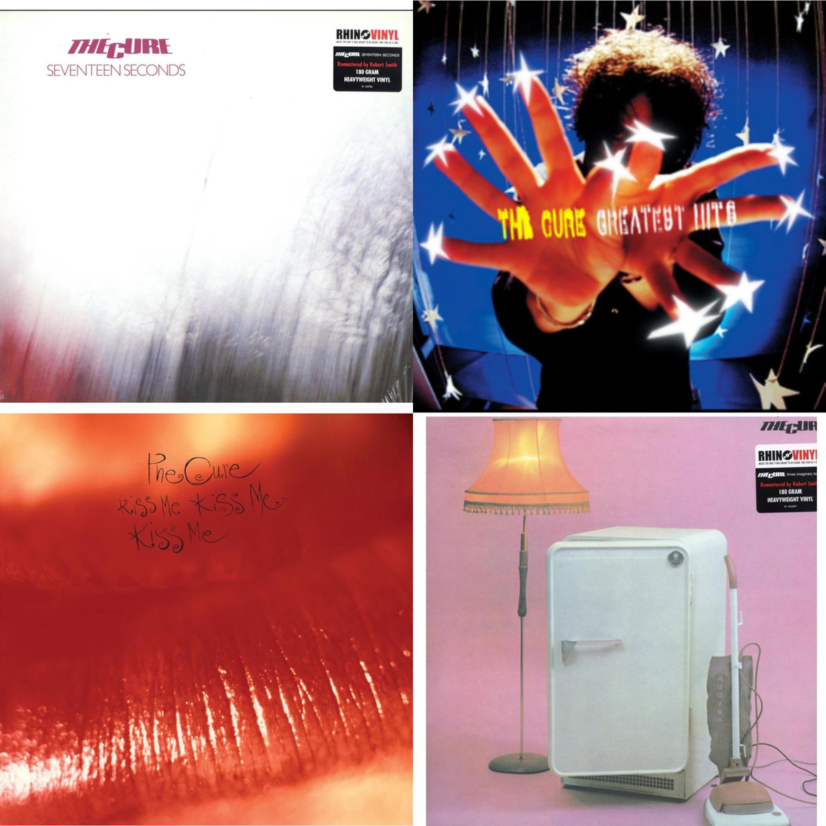Greatest Hits (2LP) & Kiss Me, Kiss Me, Kiss Me (180G) & Three Imaginary Boys (180G) & Seventeen Seconds (180G)
